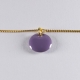 Bracelet vermeil avec confetti violet - Na na na naa