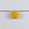 Bracelet vermeil avec confetti jaune - Na na na naa