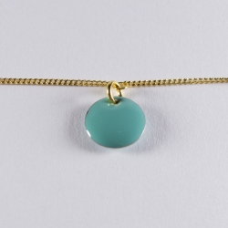 Bracelet vermeil avec confetti turquoise - Na na na naa