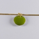 Bracelet vermeil avec confetti vert pomme - Na na na naa