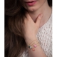 Bracelet vermeil avec confetti rose pale - Na na na naa