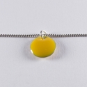 Bracelet argent avec confetti jaune  - Na na na naa