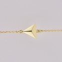 Bracelet Triangle plaqué or petit modèle - L'Atelier d'Olivia