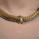 Plastron doré Scarabée - Schade Jewellery