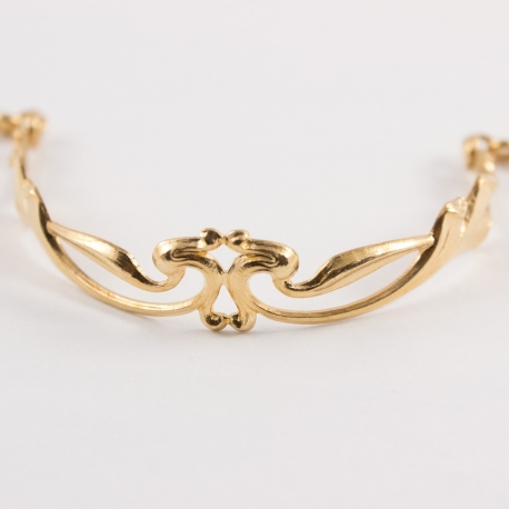 Bracelet art nouveau doré à l'or rose by Mélanie