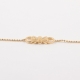 Bracelet noeud doré à l'or rose by Mélanie