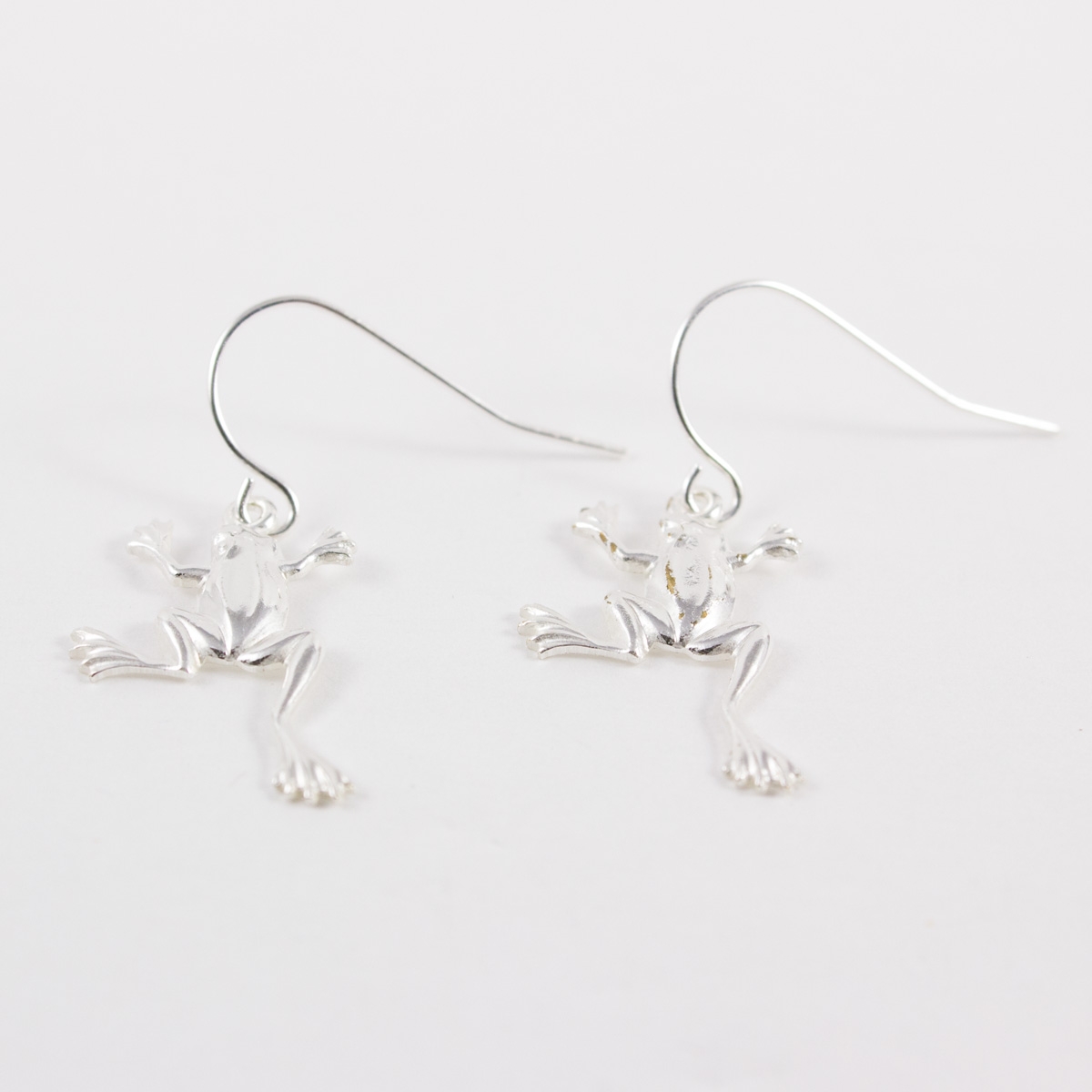 Clous d'oreilles grenouille couleur argentée - Claire's