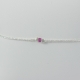 Bracelet Saphir rose argent Frozen Pink Star