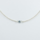 Collier diamant bleu chaine scintillante Frozen Blue Star by LFDM JEWELRY