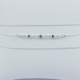 Bracelet triple tour perles argent et diamants noirs by LFDM Jewellery
