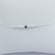 Bracelet perles d'argent 925 et diamant noir by LFDM JEWELLERY