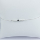 Bracelet perles d'argent 925 et diamant noir by LFDM JEWELLERY