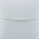 Bracelet perle d'eau de mer Akoya Keshi Frozen White Pearl Star by LFDM J.