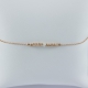 Bracelet perle Akoya et perles argent 925 doré rose Pink Pearl Star by LFDM Jewel