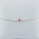 Bracelet corail et perles d'argent 925 Frozen Coral Star by LFDM Stones