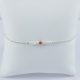 Bracelet corail et perles d'argent 925 Frozen Coral Star by LFDM Stones