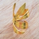 Bague  feuille de laurier (5 feuilles) doré by LFDM Jewels