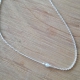 Collier perle akoya keshi et argent by LFDM Jewelry