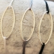 Bracelet ellipse argent et cordon coloré by LFDM Jewelry