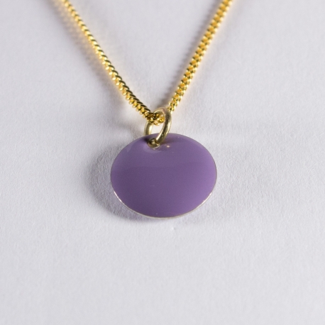 Pendentif confetti vermeil violet - Na na na naa